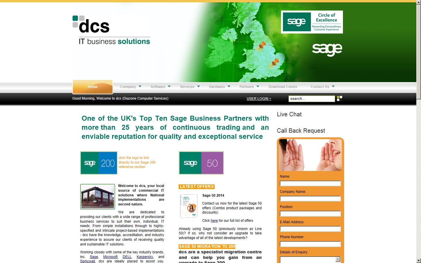 Diazone Computer Services Ltd Website