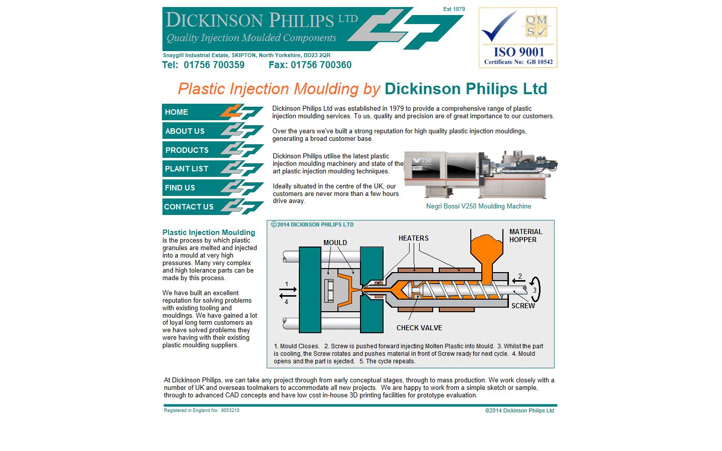 Dickinson Philips and Co - Skipton Website