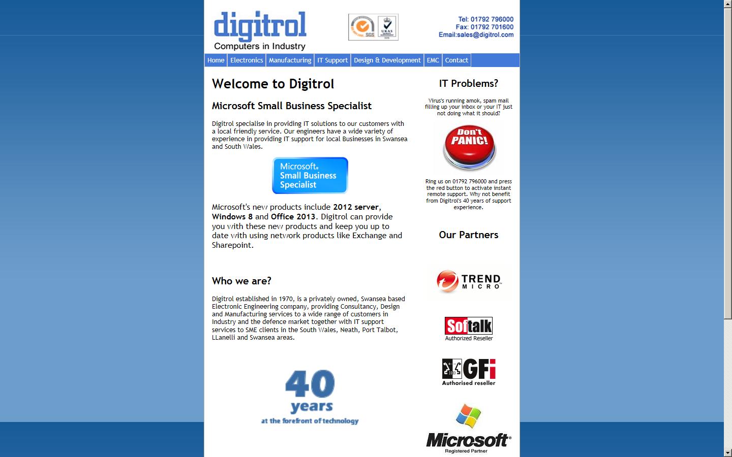Digitrol Ltd Website