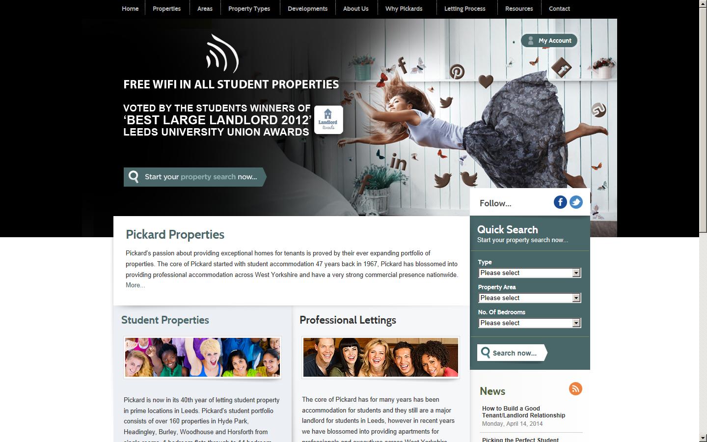 Pickard Properties Website