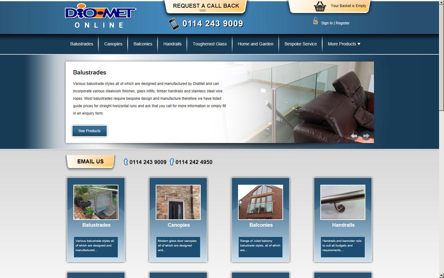 Dio-Met Fabrications Ltd Website