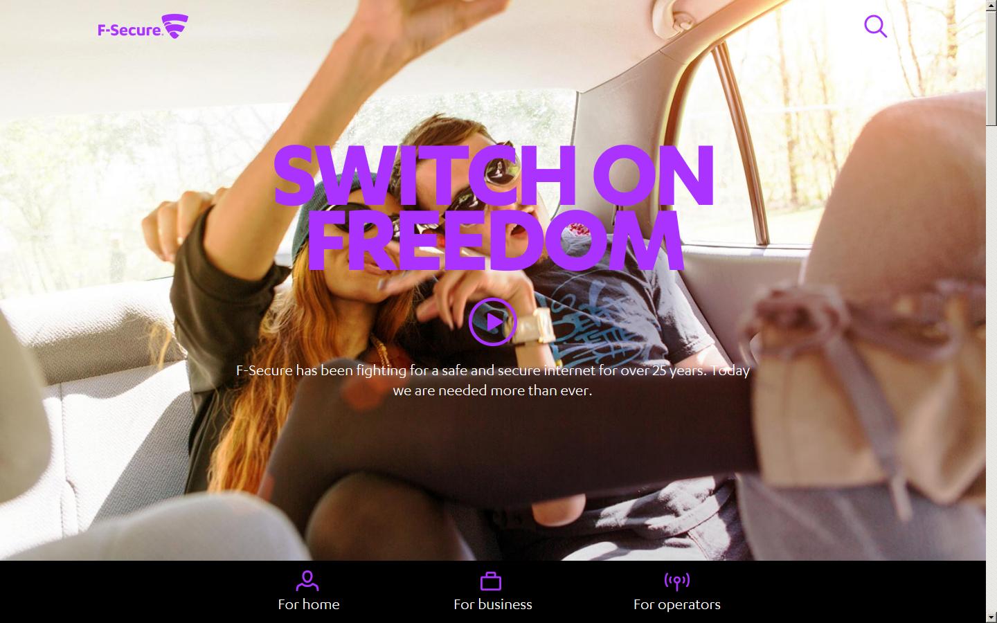 F-Secure UK Ltd Website