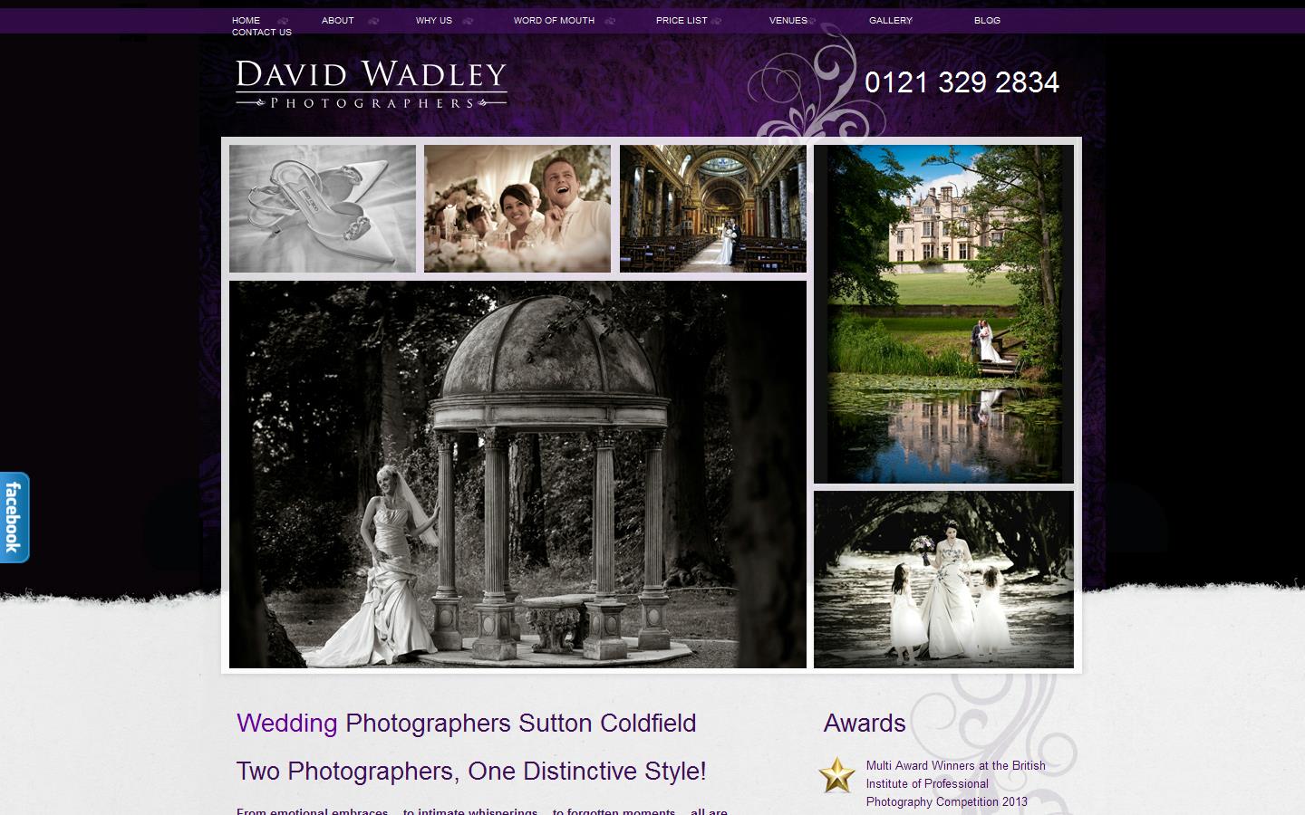 David Wadley Photography Birmingham Website