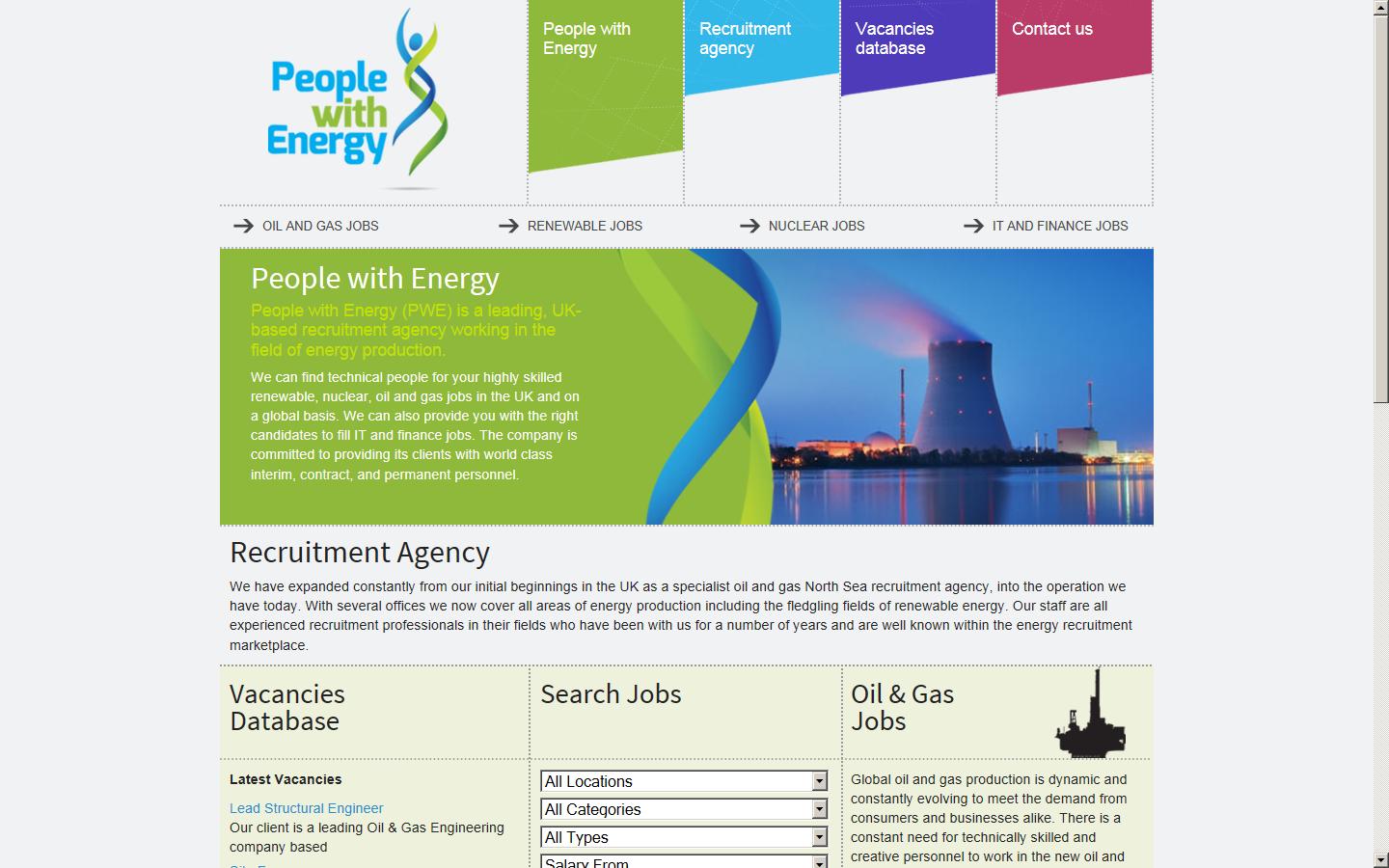 People with Energy Website