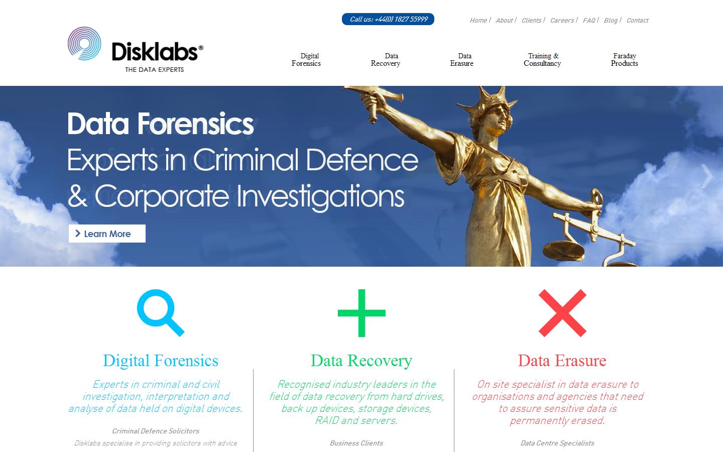 Disklabs Ltd Website