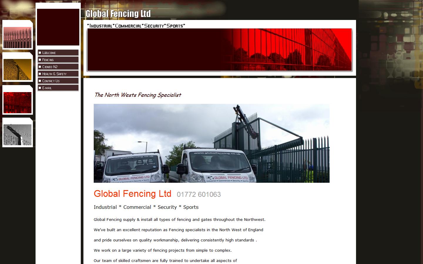 Global Fencing Ltd Website