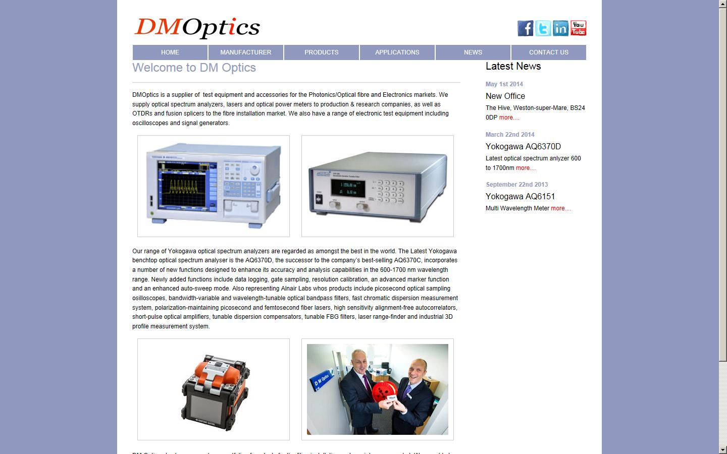 DMOptics Website