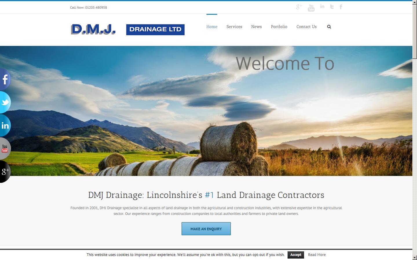 DMJ Drainage LTD Website