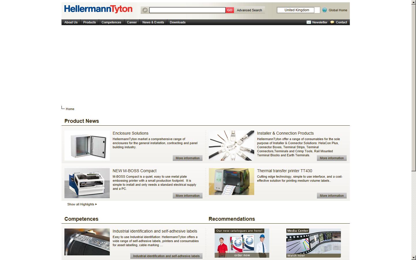 Hellermann Tyton Ltd Website