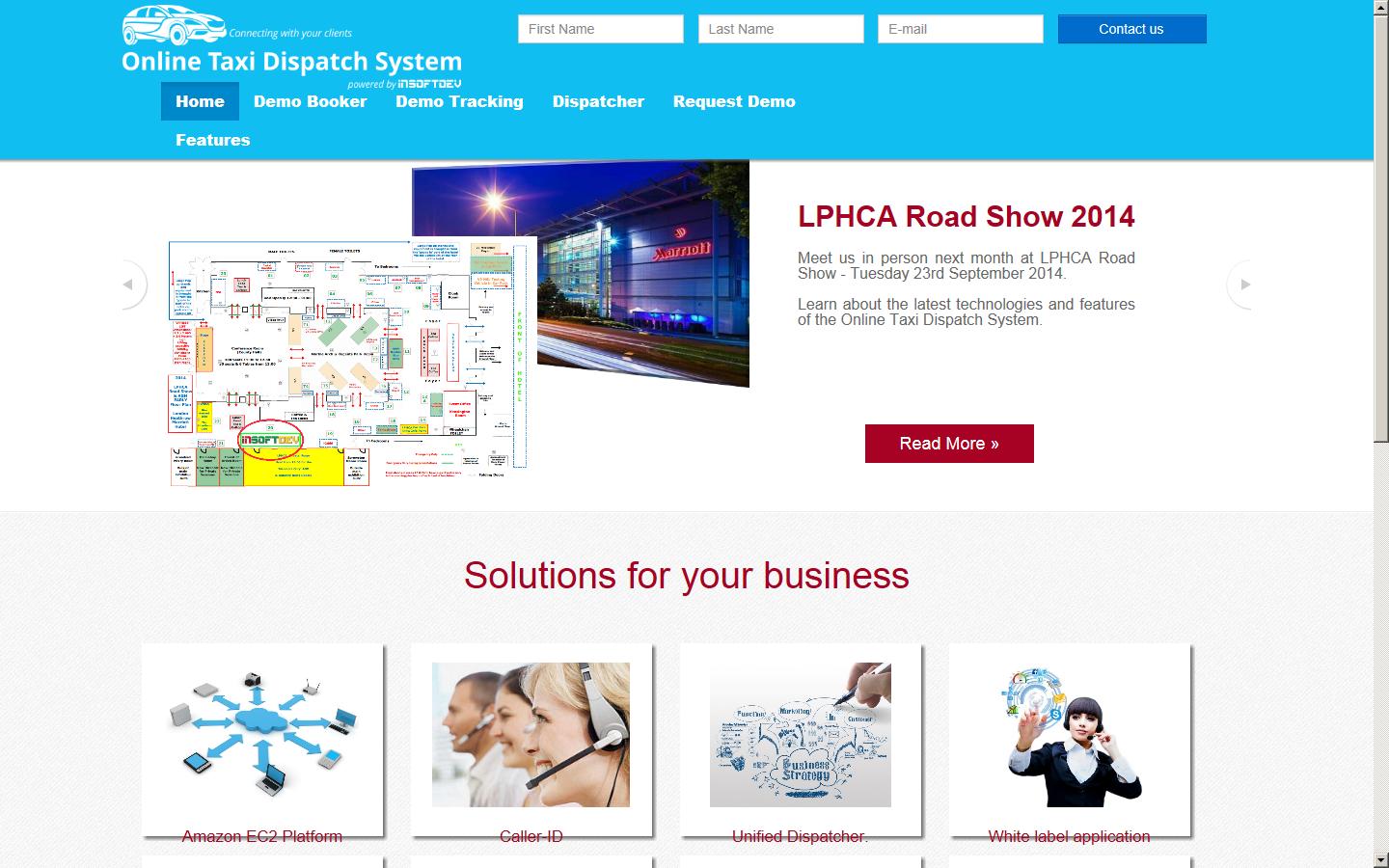 Taxi Dispatch System Website
