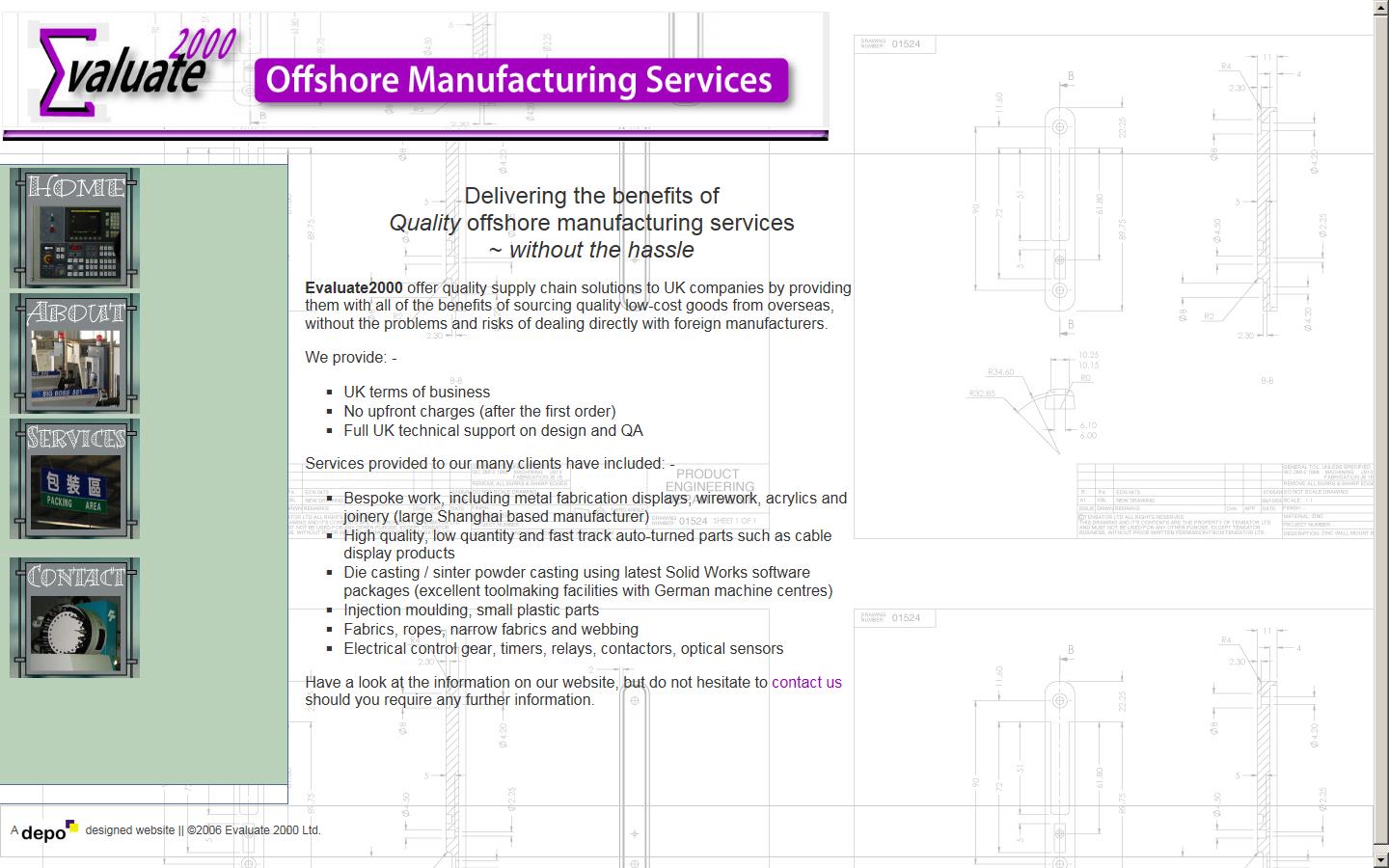 Evaluate 2000 Website