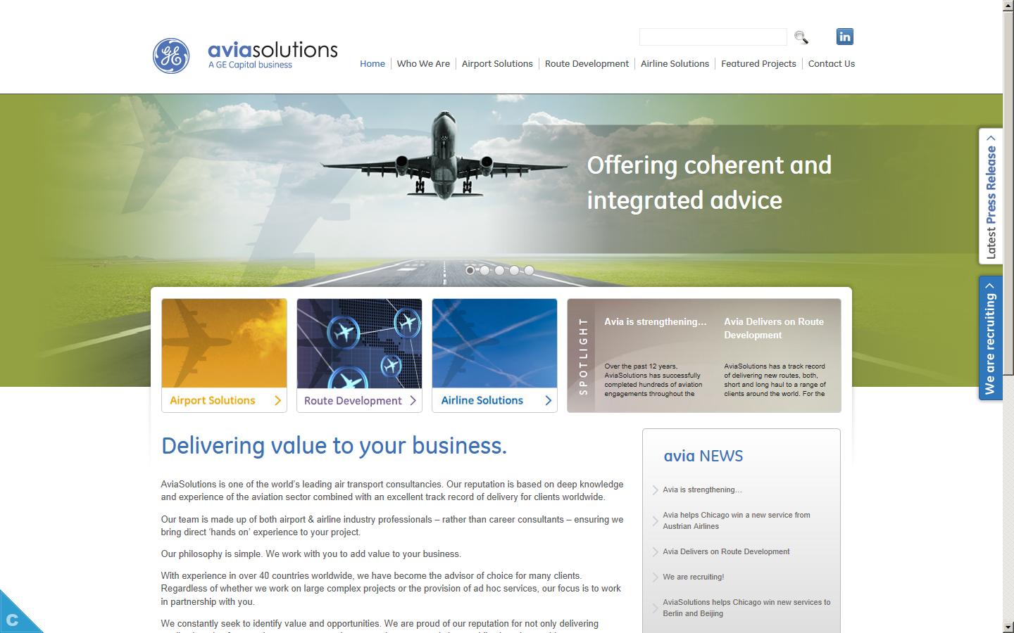 Avia Solutions Website