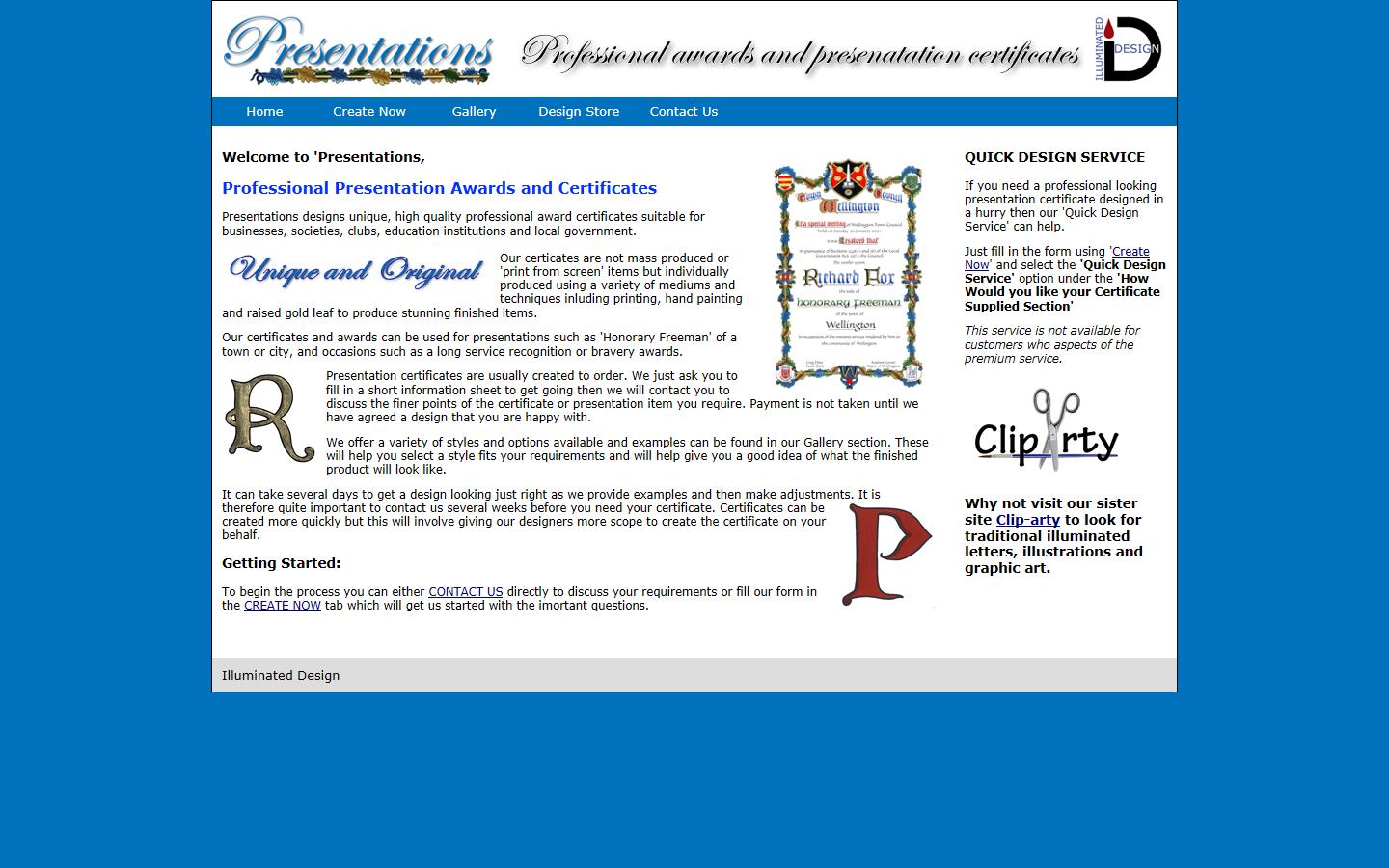 Illuminated Design Website