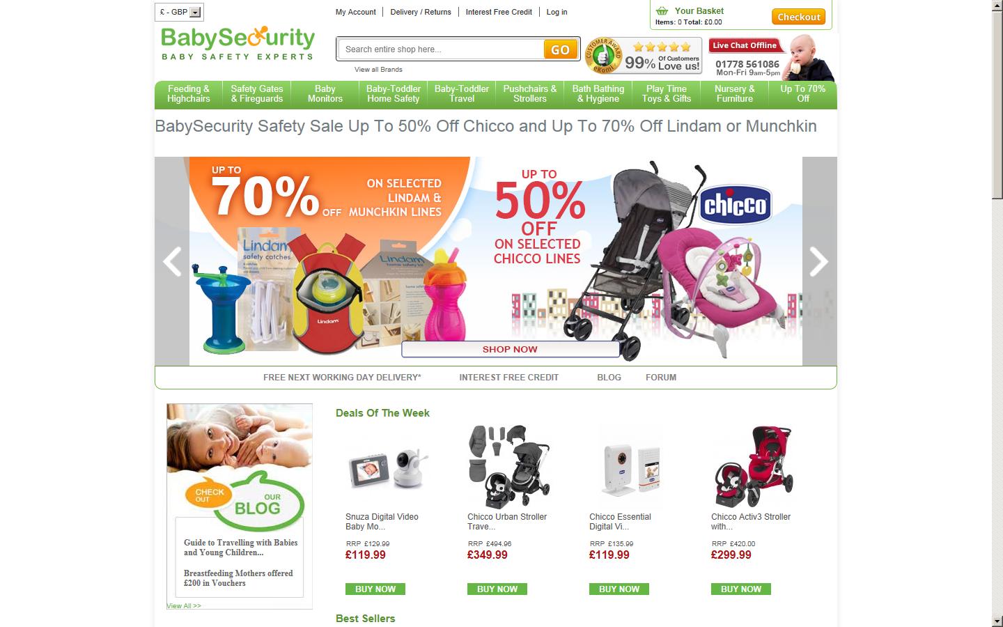 BabySecurity.co.uk Website