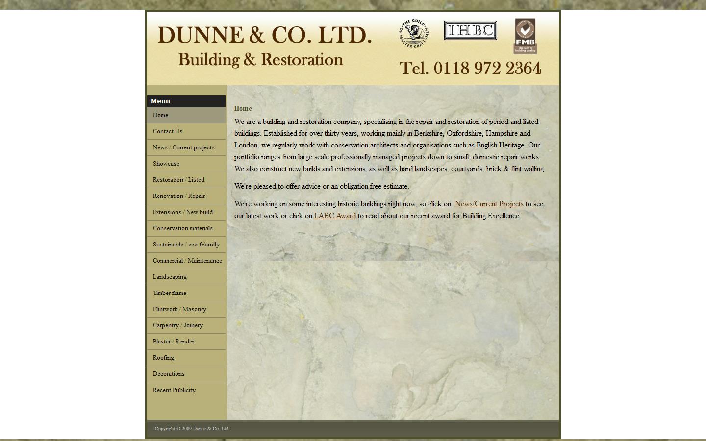 Dunne & Co. Ltd.  Website