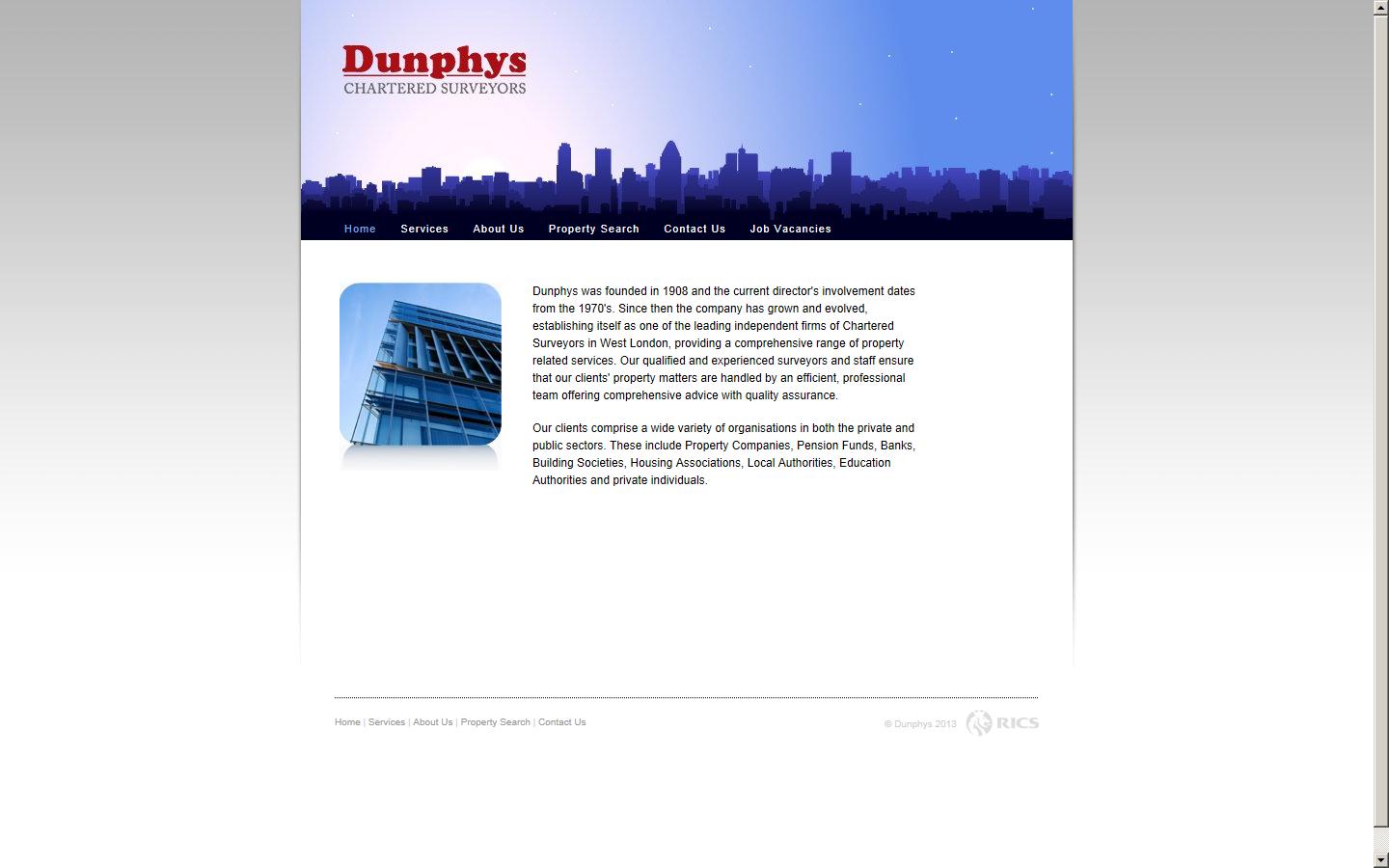 Dunphys Ltd. Website