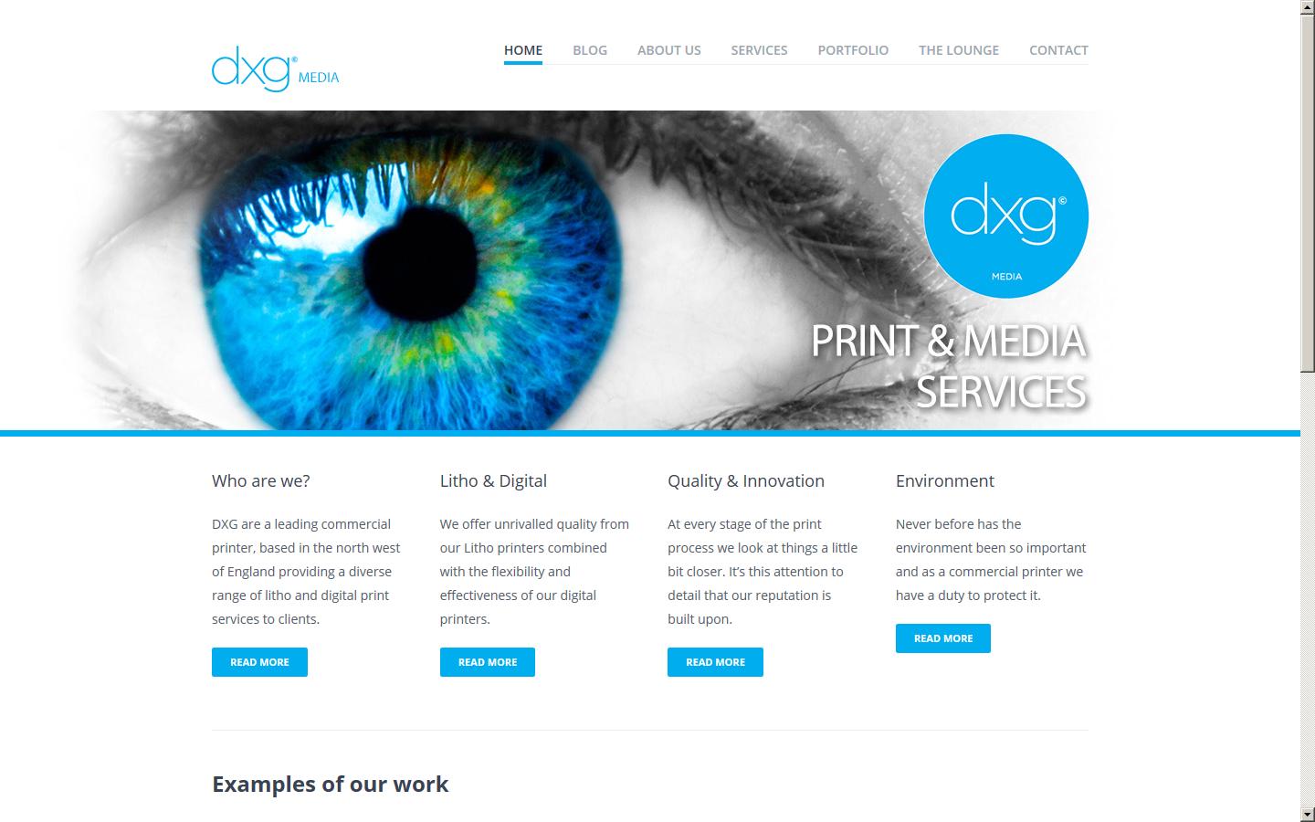 DXG Media Ltd Website