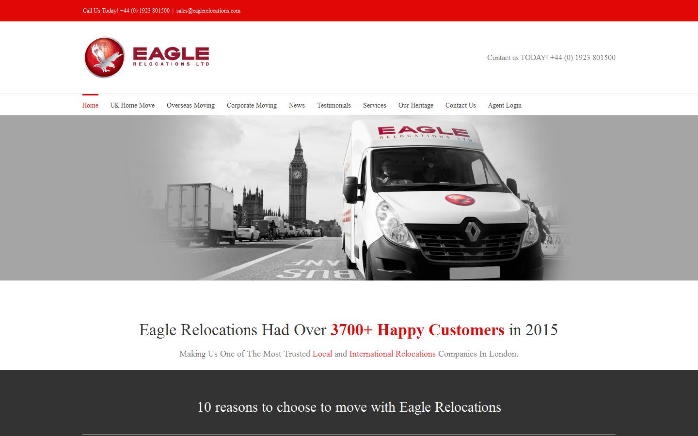 Eagle Relocation Ltd Website