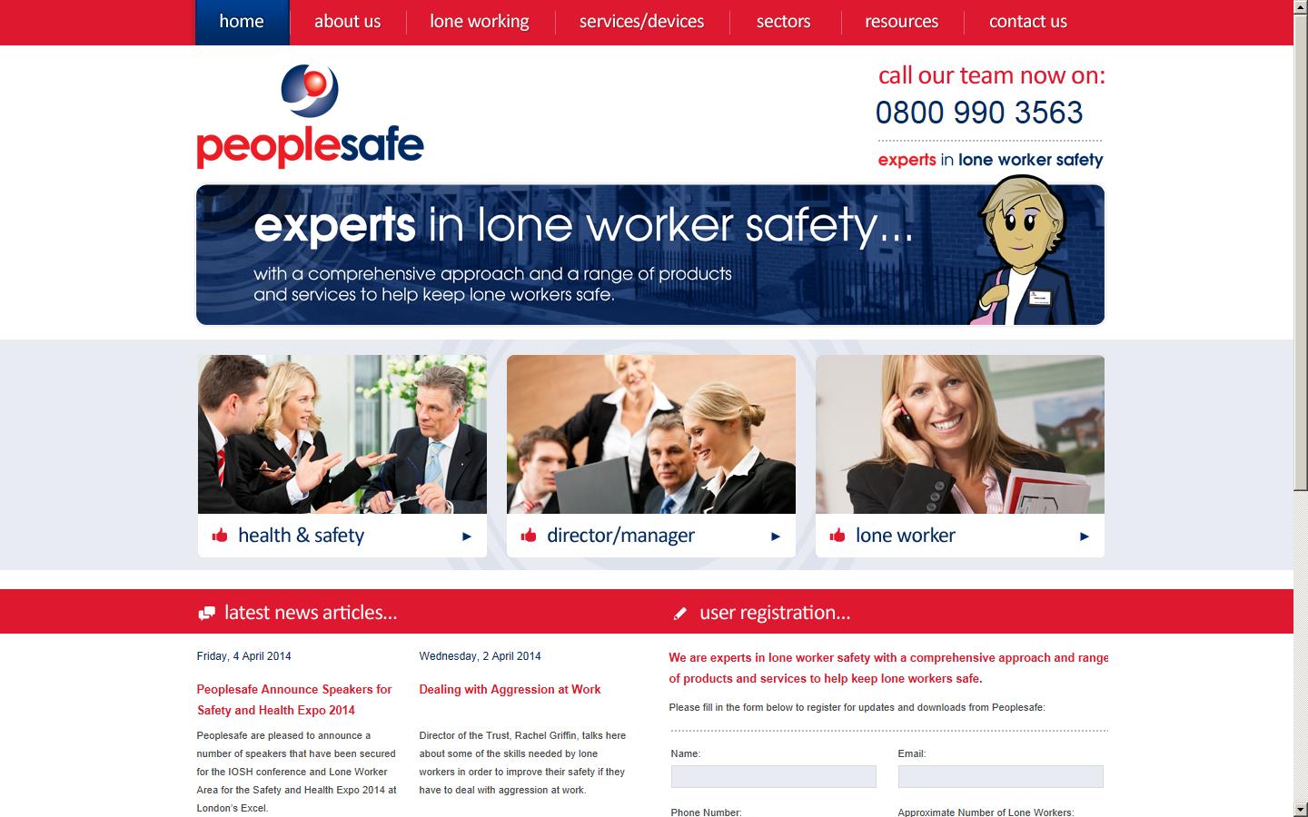 Peoplesafe Website