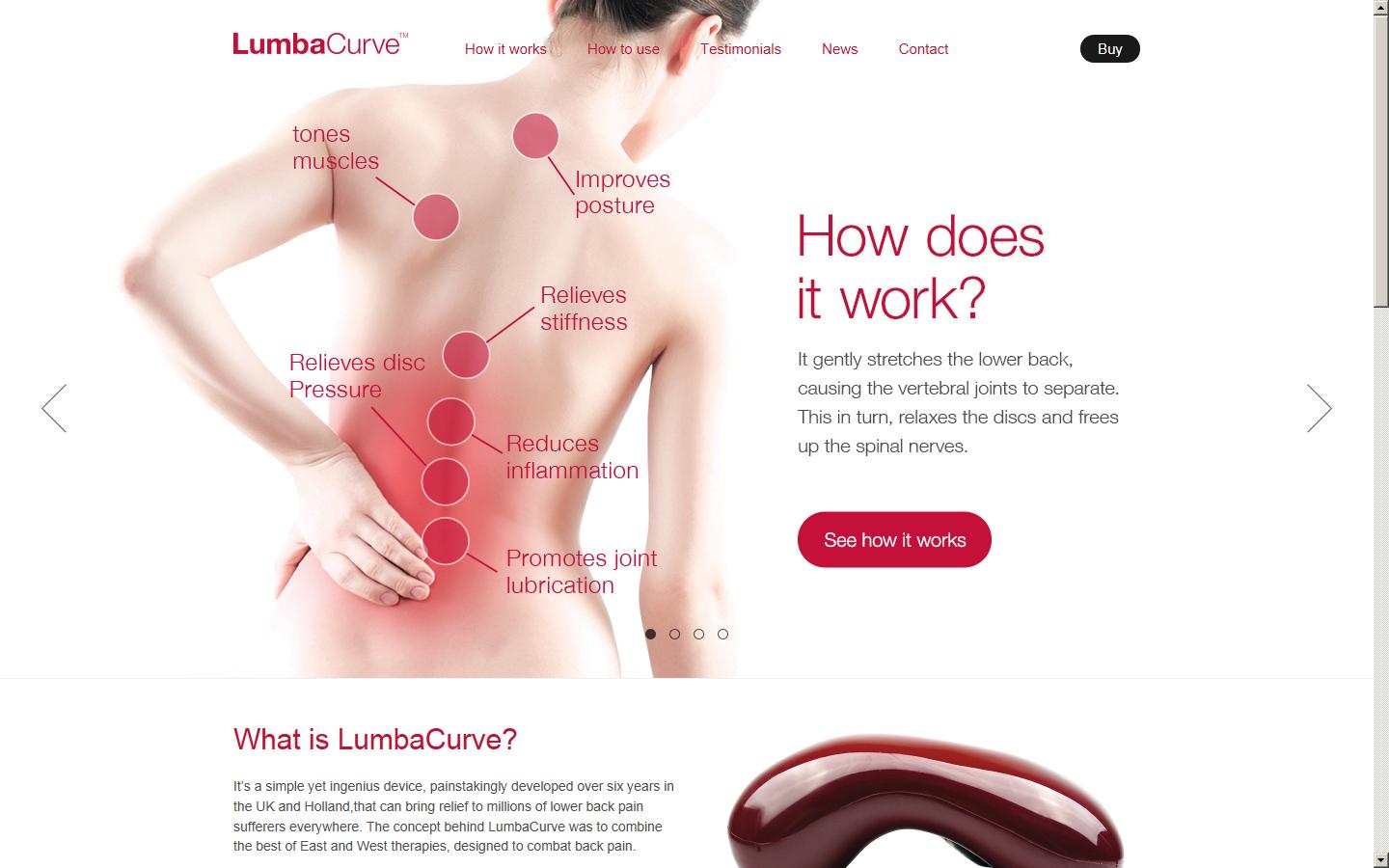 LumbaCurve International Limited Website