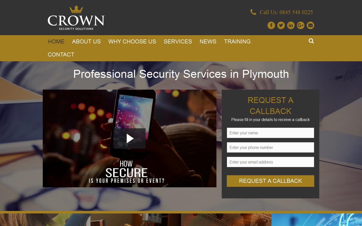 Crown Security Solutions Ltd Website
