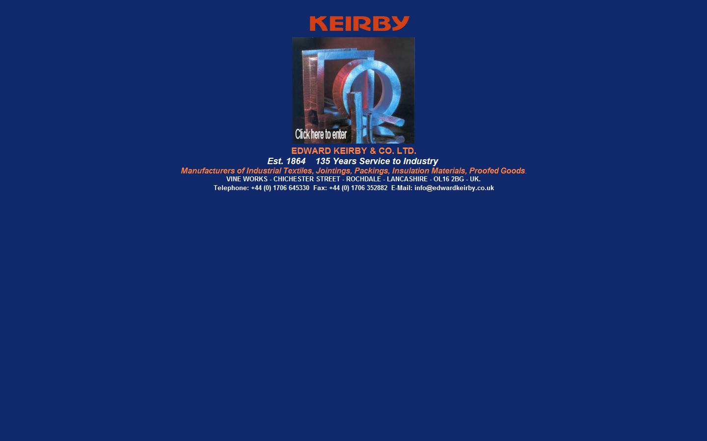 EDWARD KEIRBY & CO. LTD Website