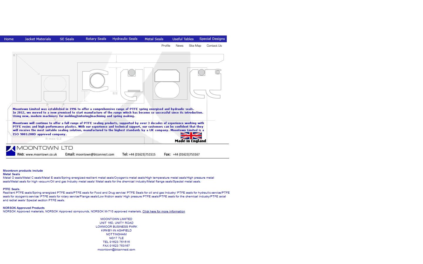 Moontown Ltd Website