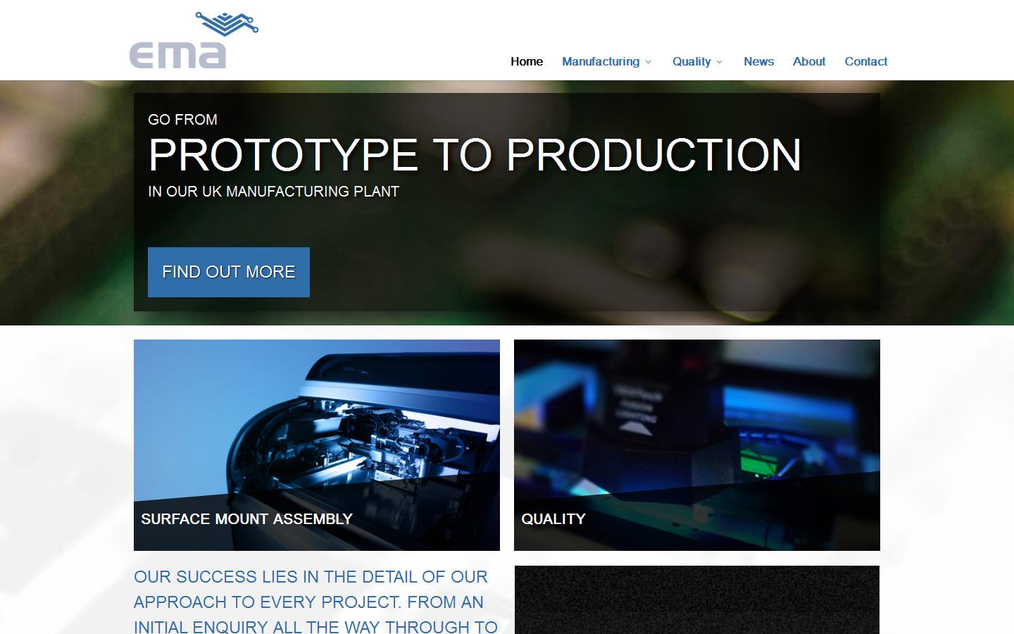 Electro-Mechanical Assembly Ltd Website