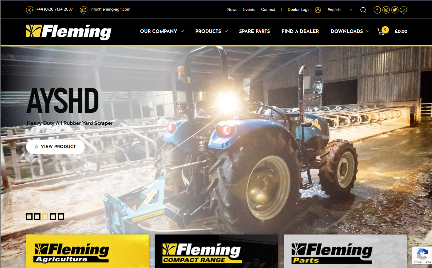 Fleming Agri-Products Ltd Website