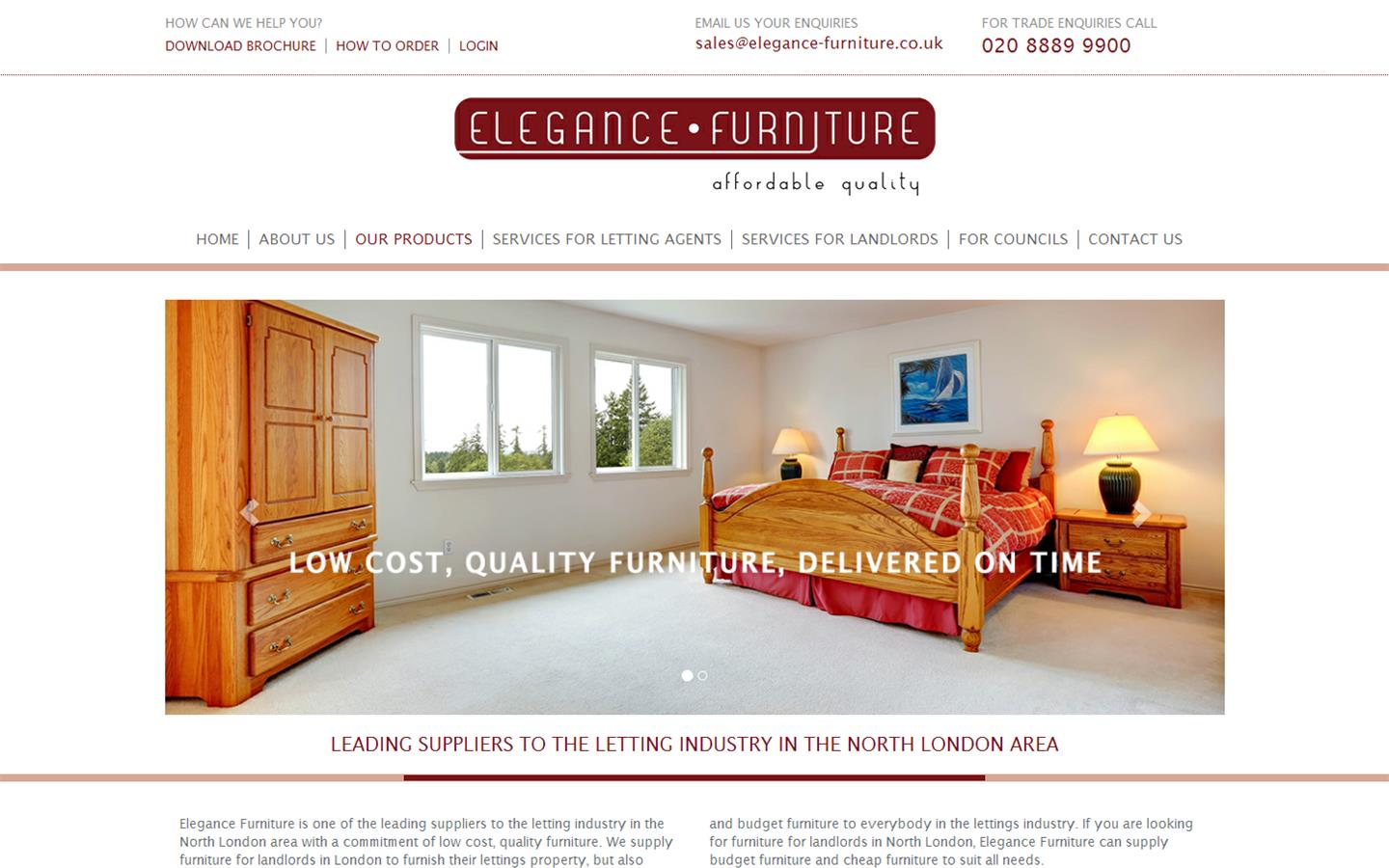 Elegance Furniture Website