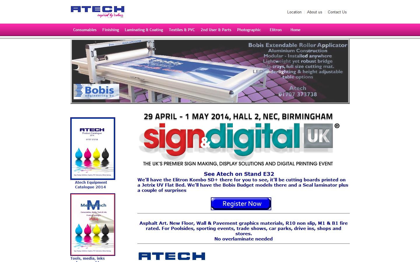 Atech Ltd Website