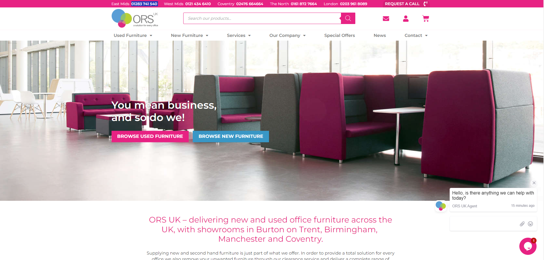 ORS UK Ltd Website