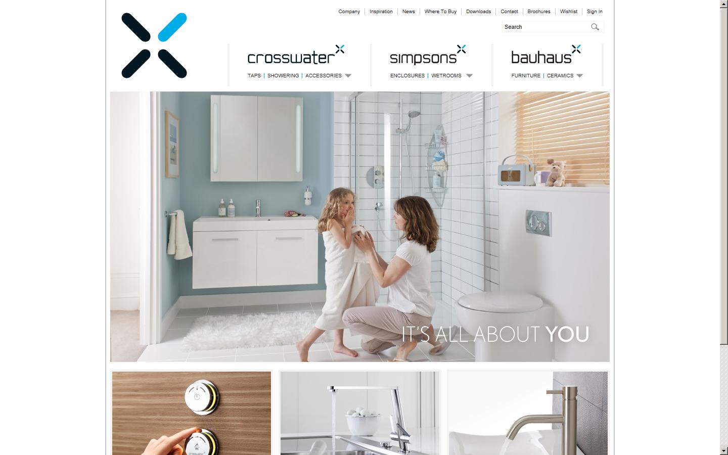 Crosswater Ltd Website