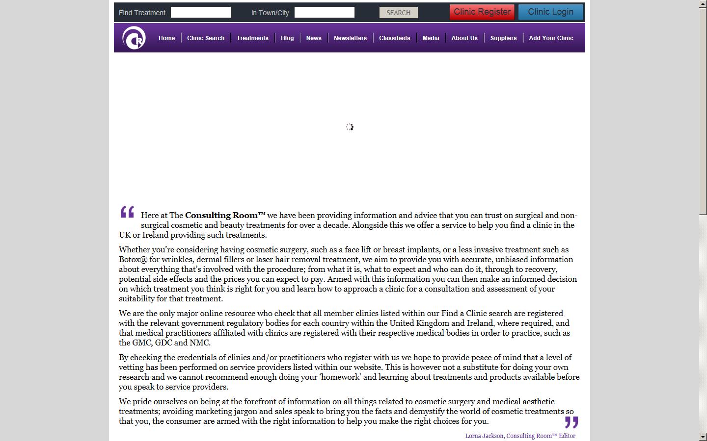 Consultingroom.com Ltd Website