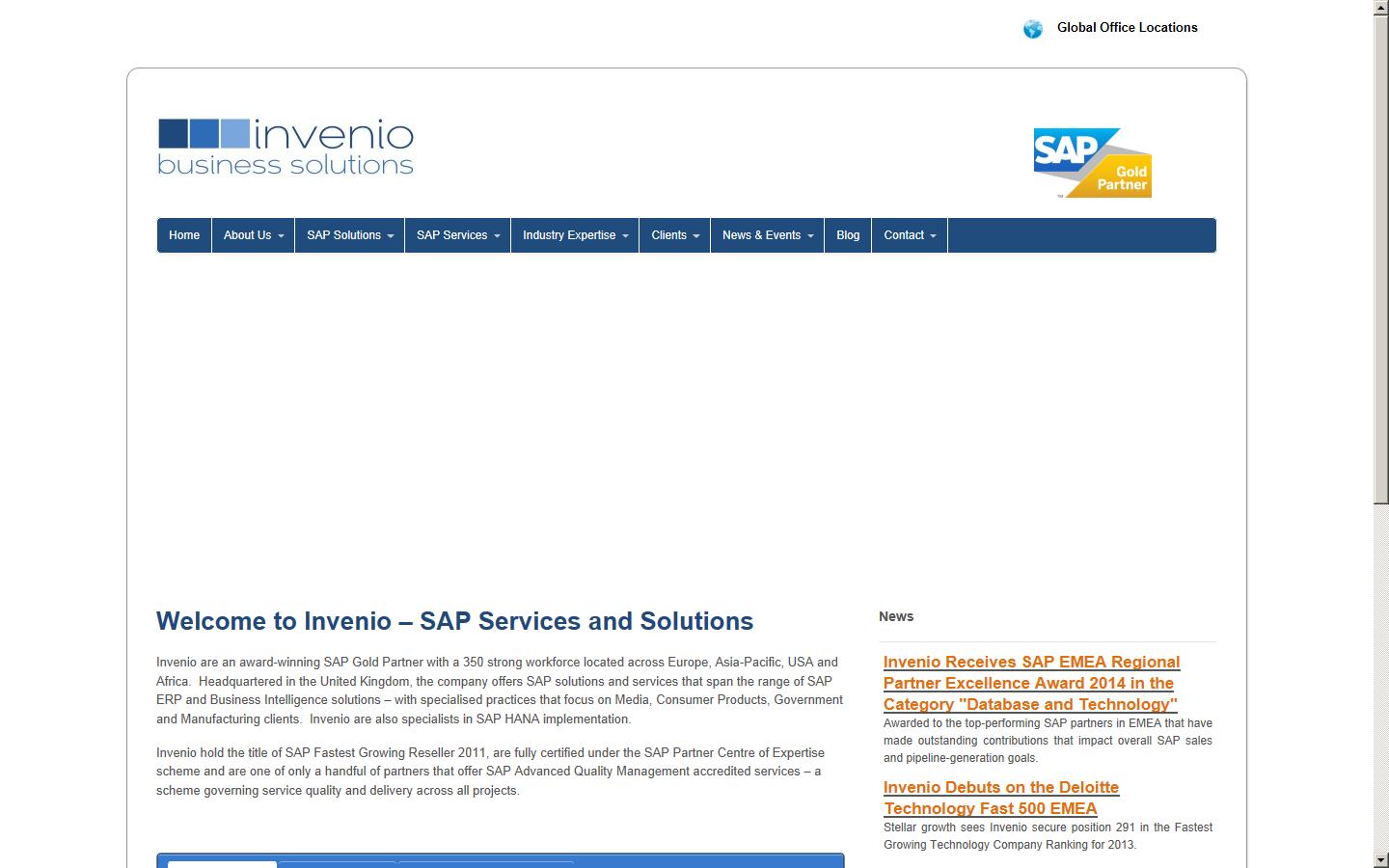 Invenio Solutions Website