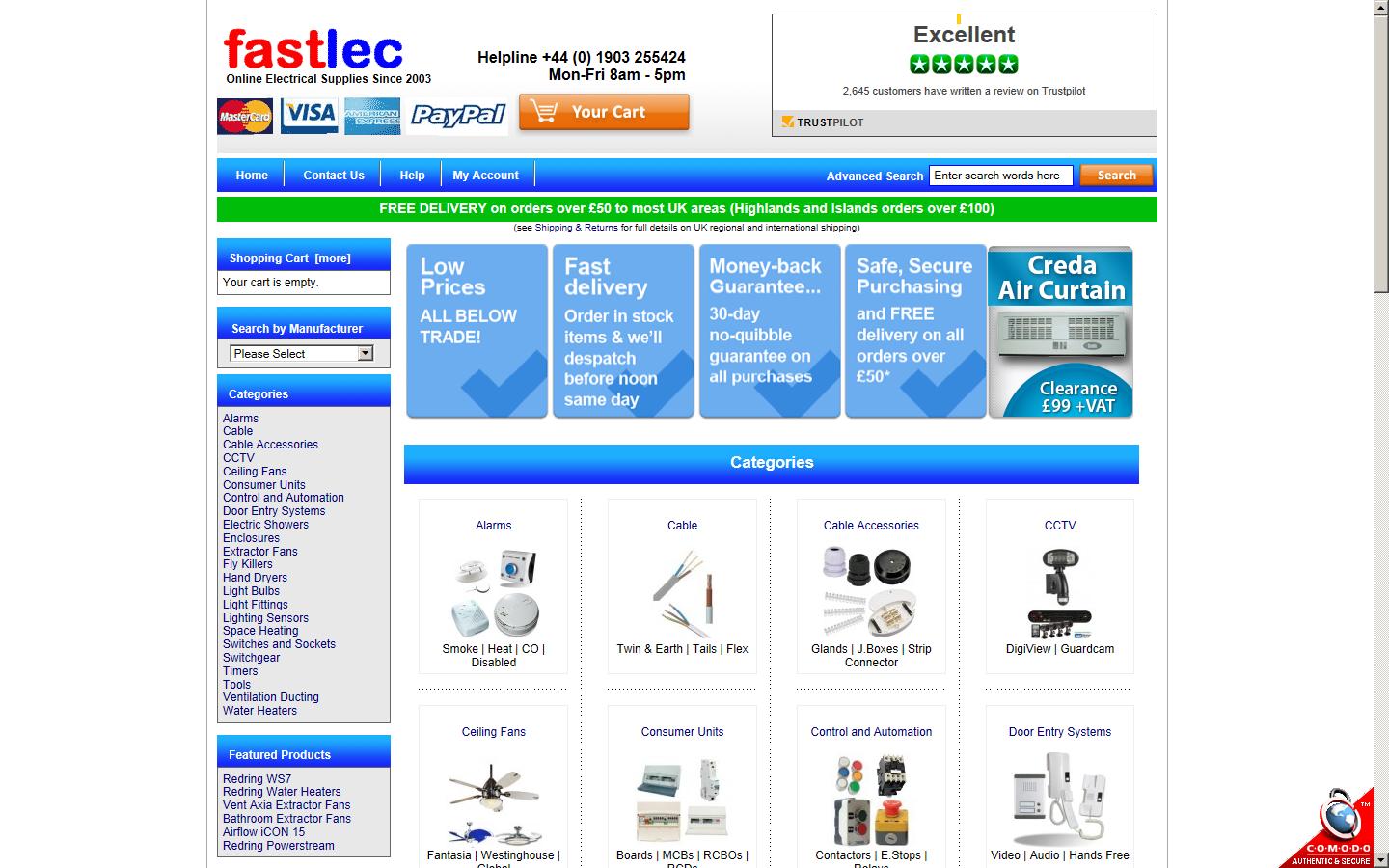 Fastlec - Littlehampton Website