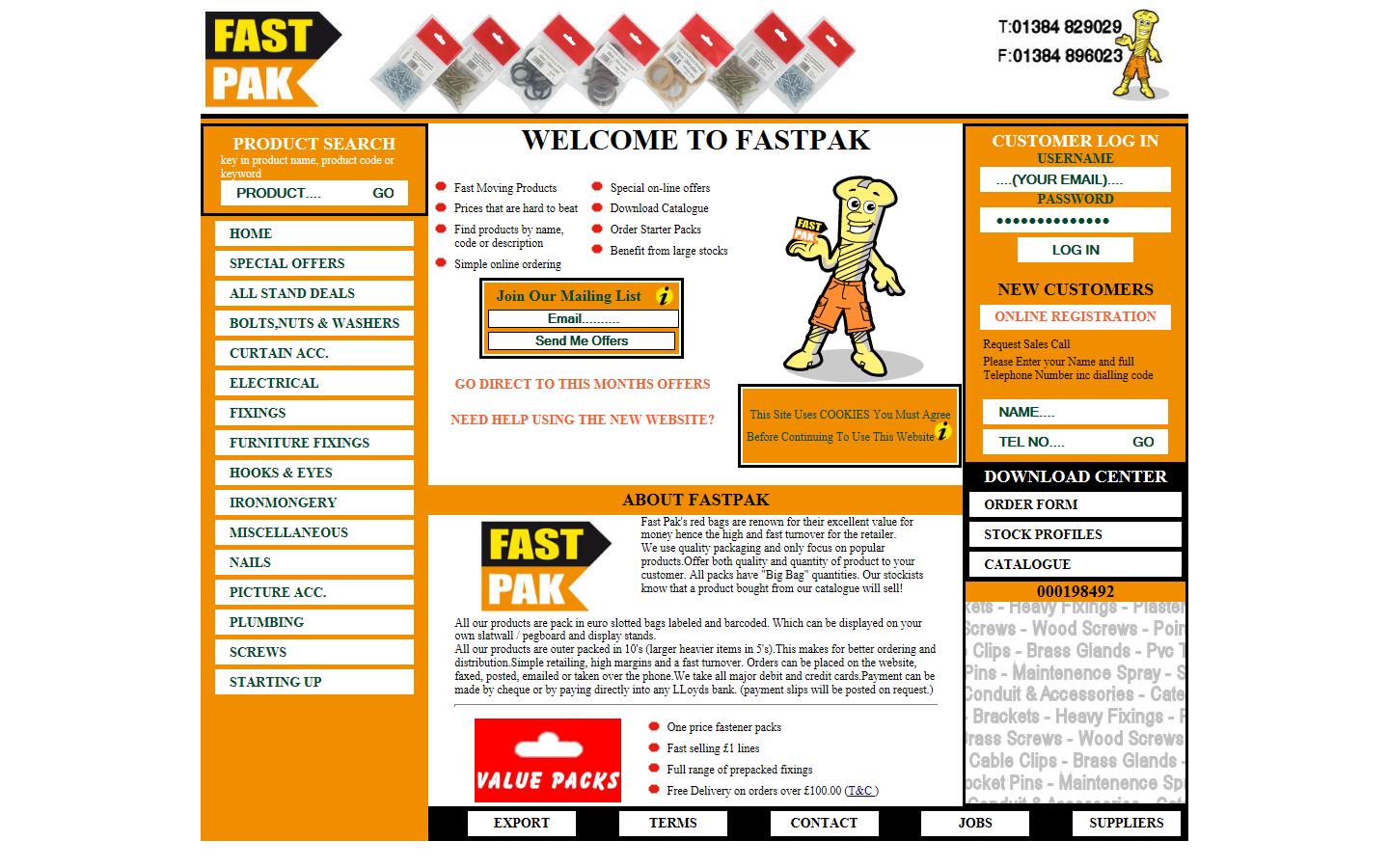 Fastpak Uk Ltd Website