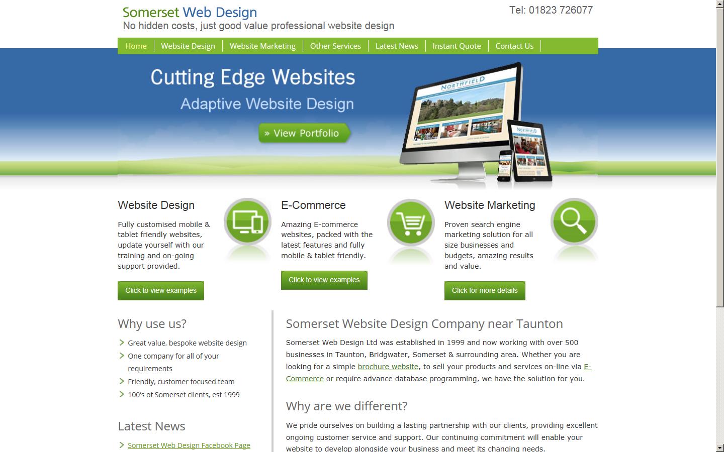 Somerset Website Design Website