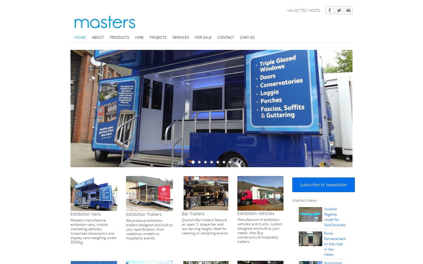 Masters Exhibitions & Shows Website