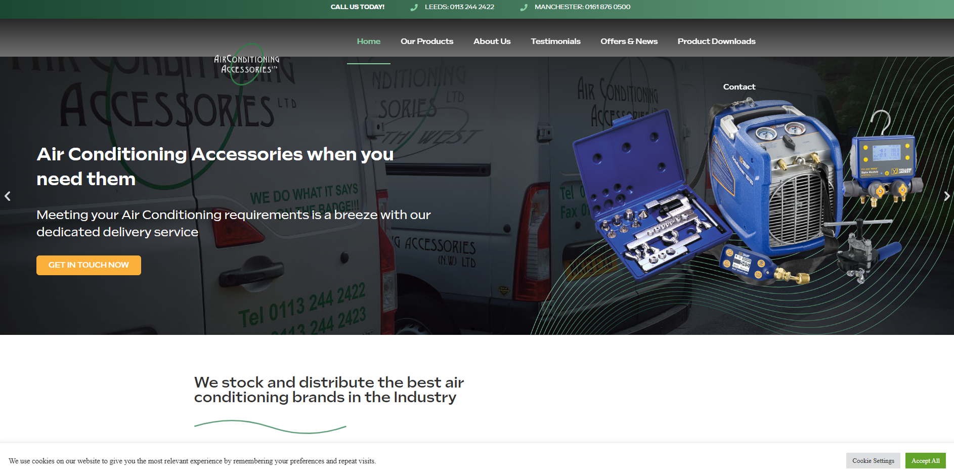 Air Conditioning Accessories Ltd Website