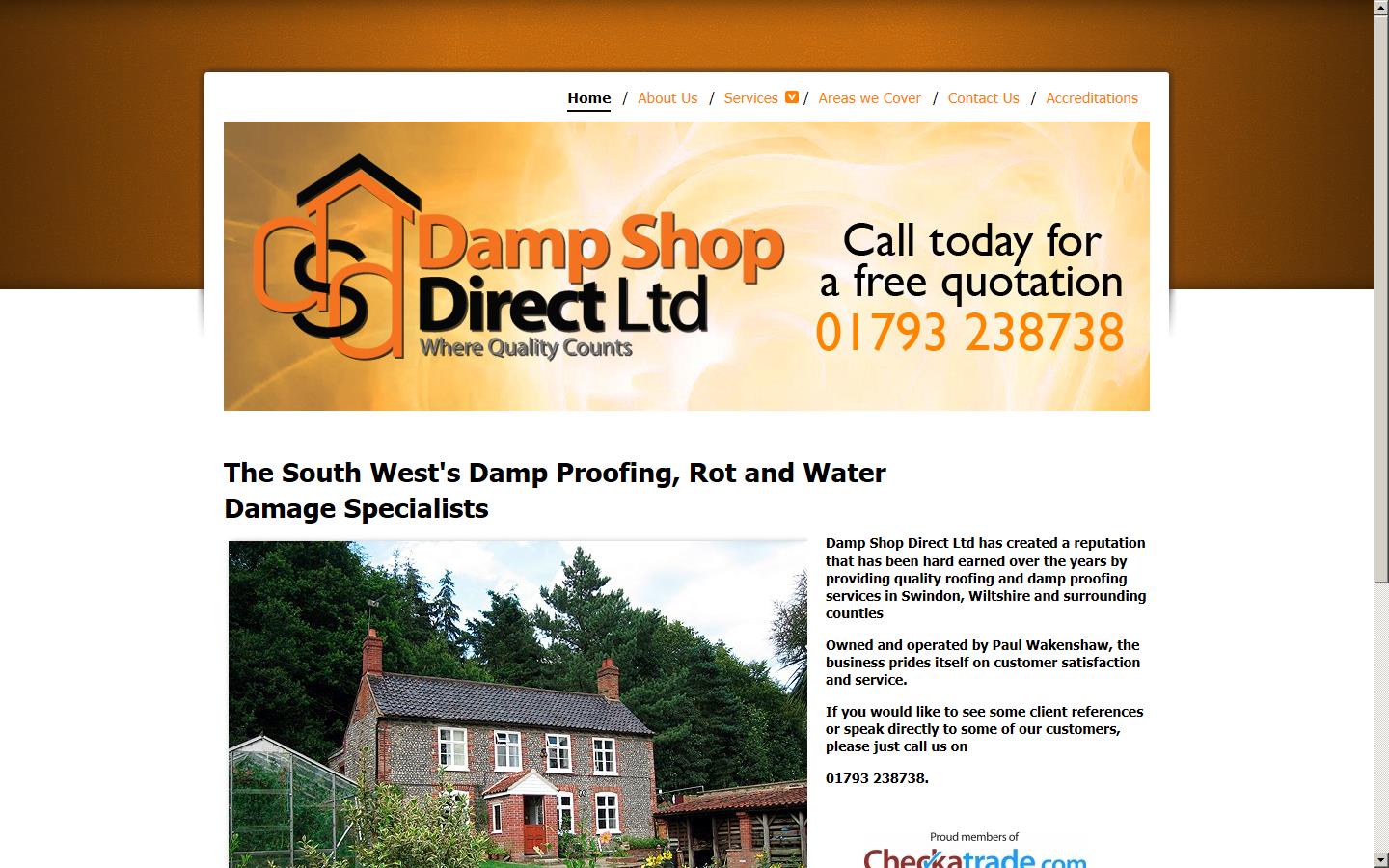 Damp Shop Direct Ltd Website