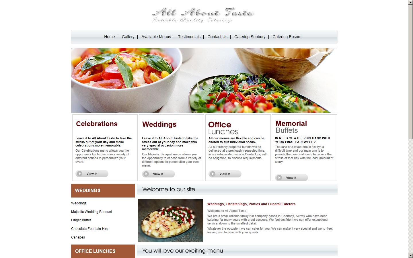all about taste Website
