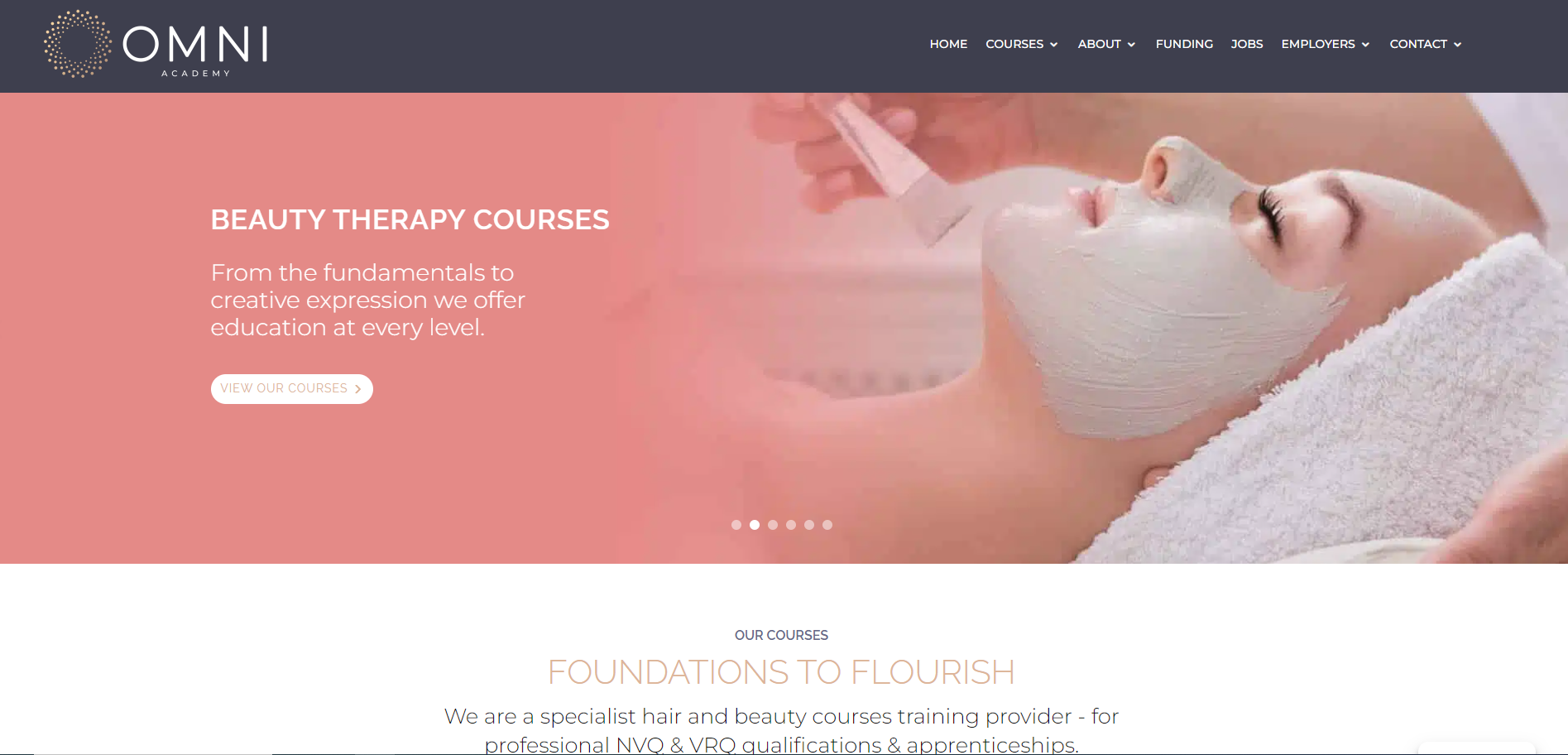 Omni Academy of Beauty Website