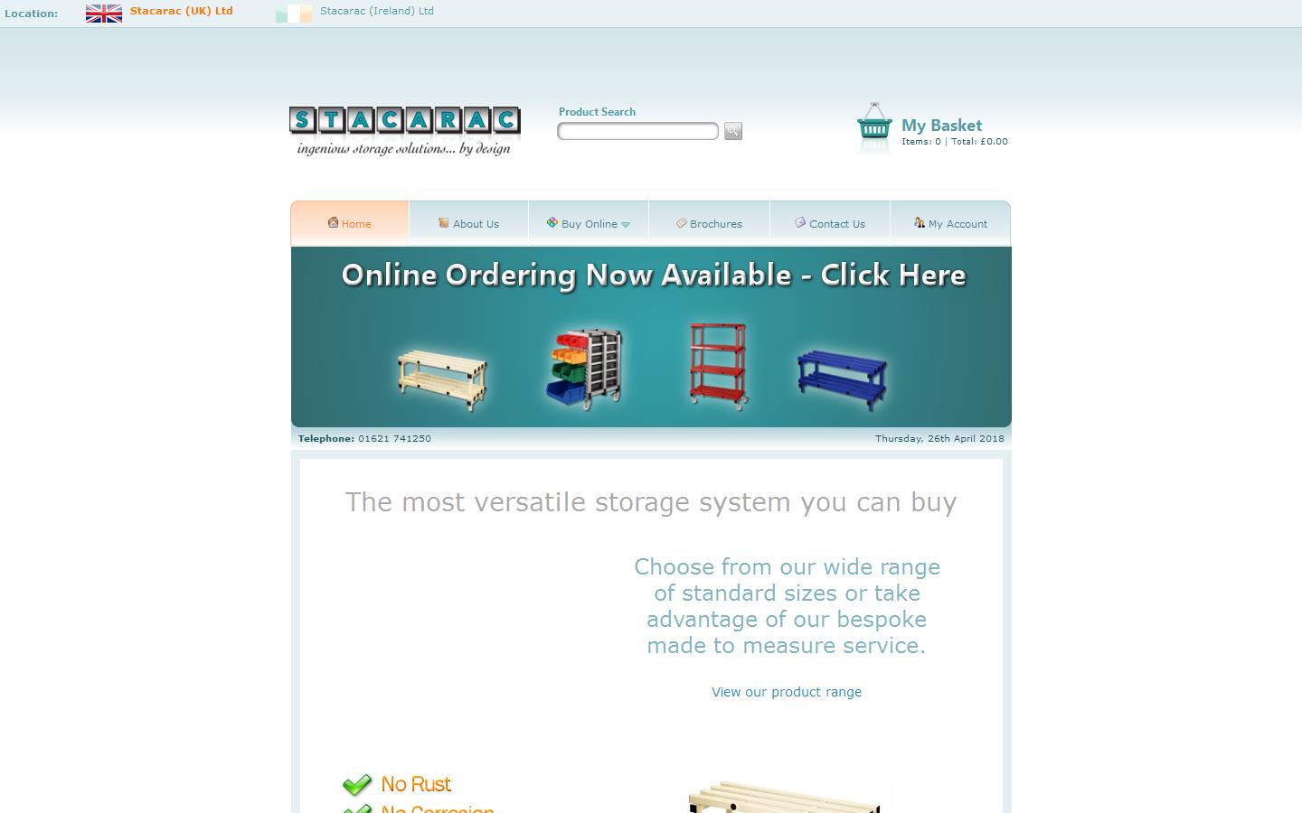 Stacarac UK Ltd Website