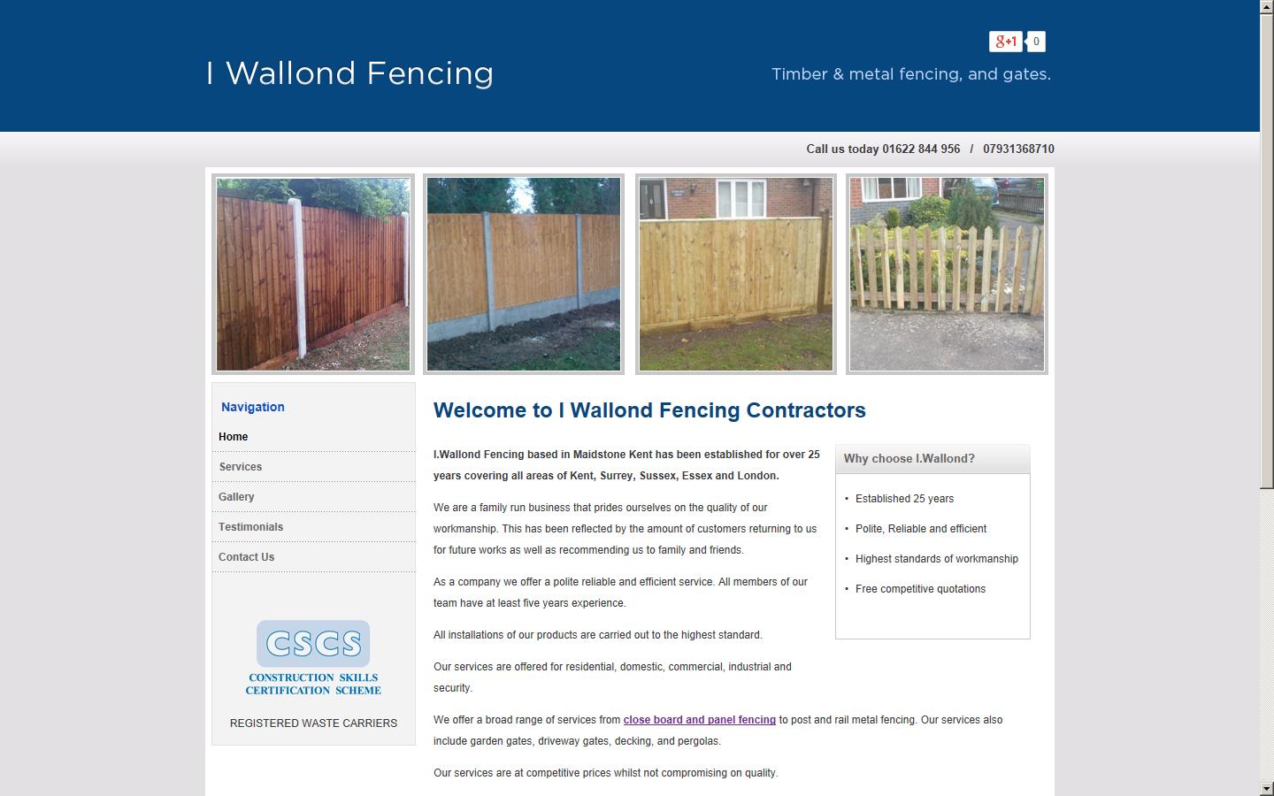 I Wallond Fencing Website