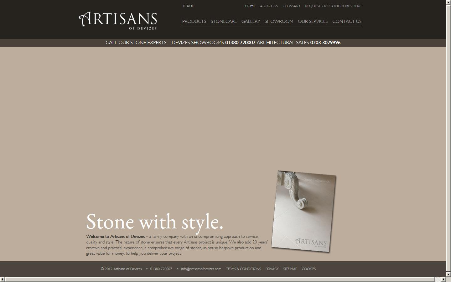 Artisans of Devizes Website