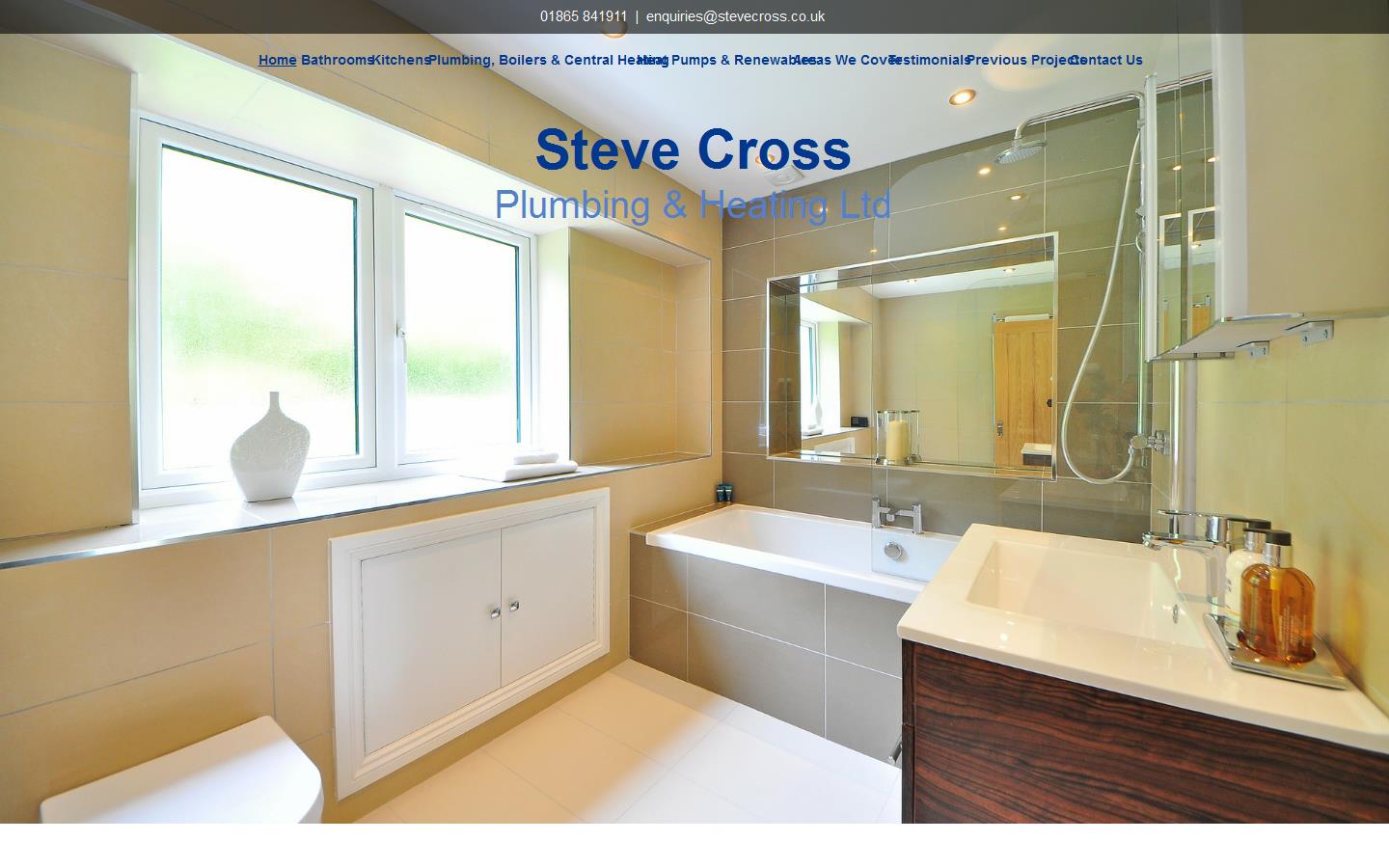 Steve CRoss Plumbing & Heating Ltd Website