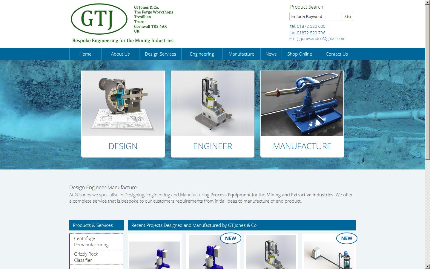 GT Jones & Co  Website