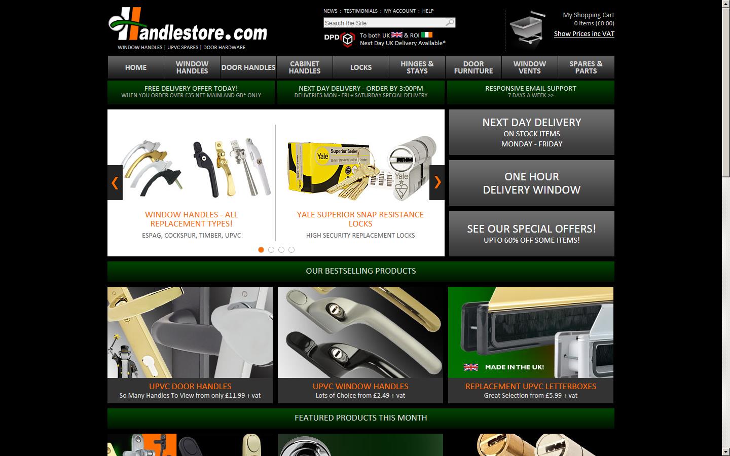 Handlestore Ltd Website