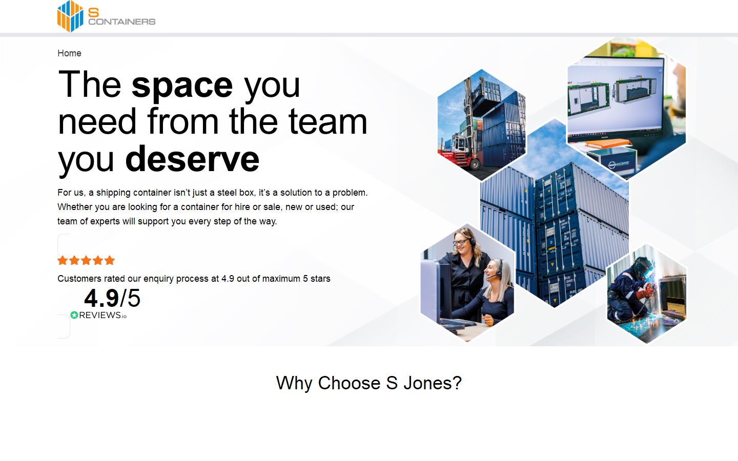 S Jones Containers Ltd Website